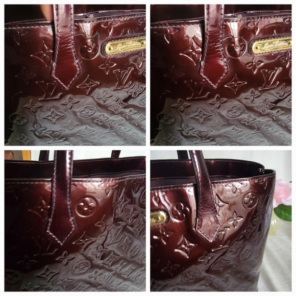 Louis Vuitton Amarante Monogram Vernis Wilshire MM Bag - Picture 7 of 13